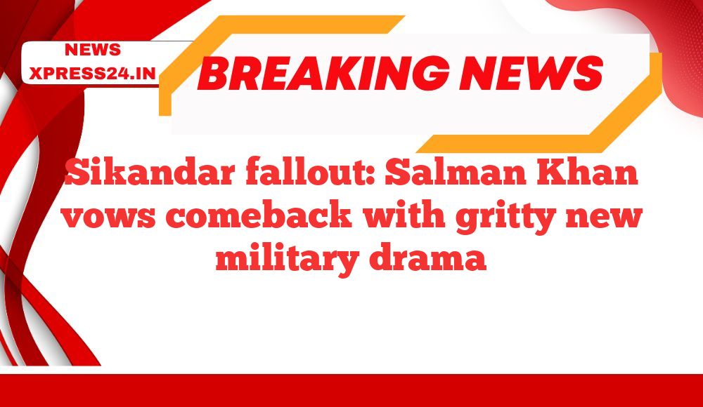 Sikandar fallout: Salman Khan vows comeback with gritty new military drama