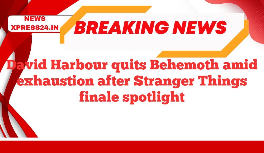 David Harbour quits Behemoth amid exhaustion after Stranger Things finale spotlight