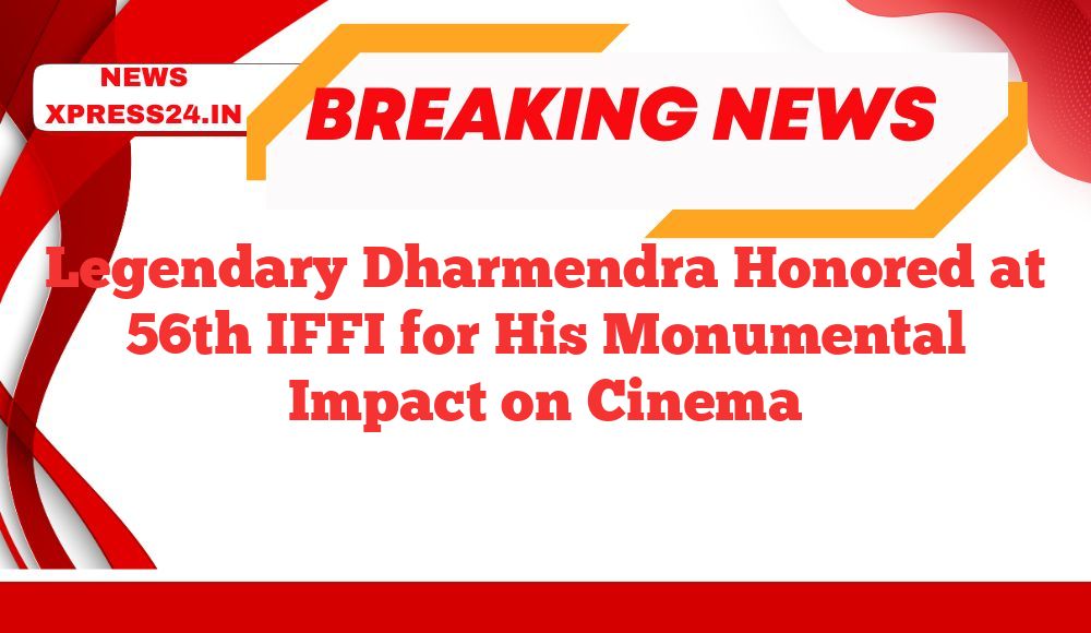 Legendary Dharmendra Honored at 56th IFFI for His Monumental Impact on Cinema
